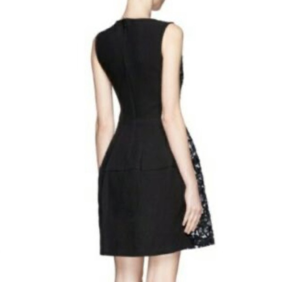 Maje Elvira Black Embroidered Mini Dress - Picture 3 of 4